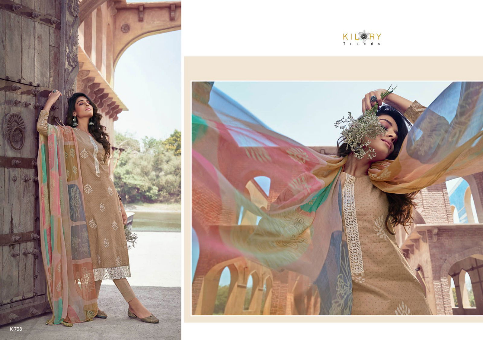 Essence By Kilory K-731 T K-738 Cotton Salwar Suits Catalog